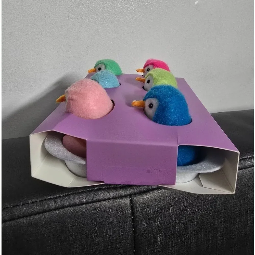 Target Spritz Easter 7 Piece Fabric Birds Egg Carton Featherly Friends 2025 New